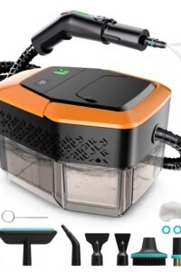 Steam Cleaner, 3-Level Adjustable Handle, 15s Heat-Up, Steamer Cleaning With 1.8L Large Tank, Dry Burn Protection, Handheld Steam Cleaner Home, Bathroom, Tile, Grout,Car with 12pcs Accessories main product view - Steam Cleaner, 3-Level Adjustable Handle, 15s Heat-Up, Steamer Cleaning With 1.8L Large Tank, Dry Burn Protection, Handheld Steam Cleaner Home, Bathroom, Tile, Grout,Car with 12pcs Accessories