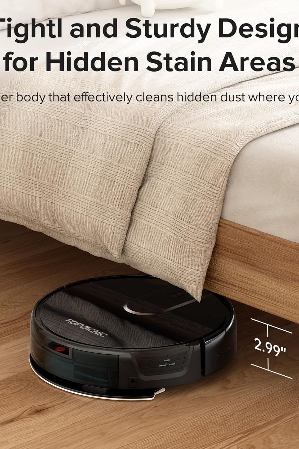ROPVACNIC Robot Vacuum and Mop Combo 5200Pa Suction Robotic Cleaner packaging and contents — ROPVACNIC Robot Vacuum and Mop Combo 5200Pa Suction Robotic Cleaner