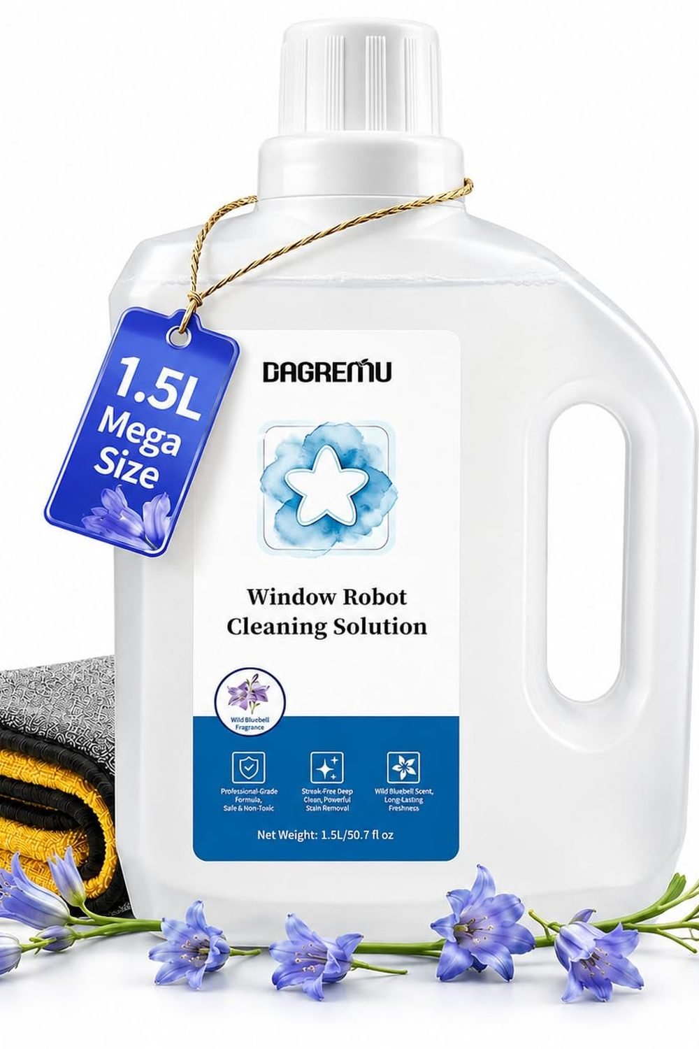 1.5L Window Cleaning Solution Compatible with ECOVACS Winbot W3/W2 PRO/MINI product image