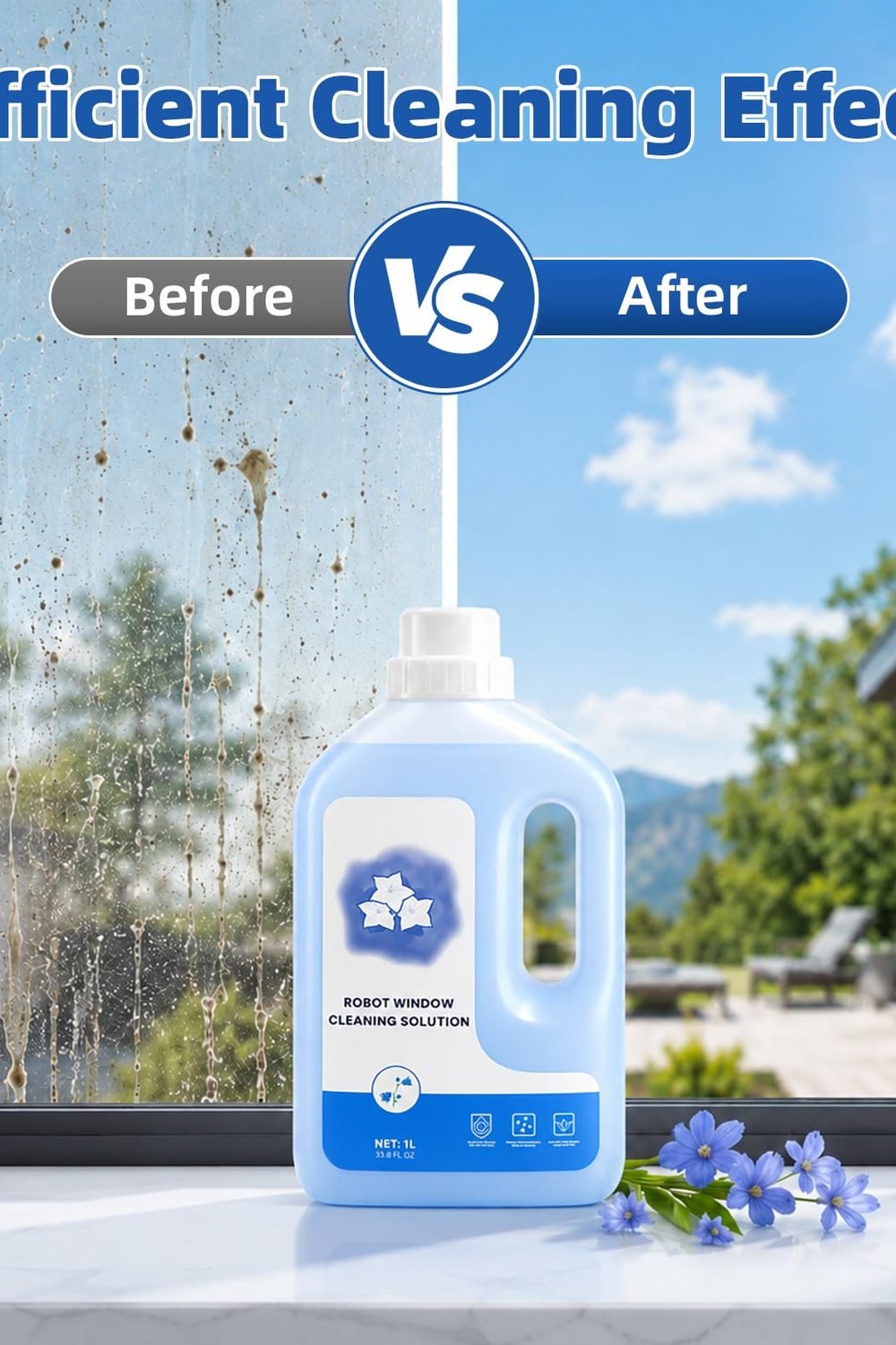 Window Cleaning Solution ECOVACS WINBOT All Series Cleaning Robot accessories and refills - Window Cleaning Solution ECOVACS WINBOT All Series Cleaning Robot