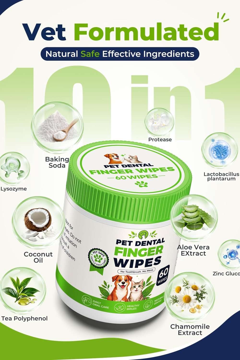 Dog Dental Wipes Teeth Cleaning, Finger Toothbrush Wipes Dogs Cats,Dog Teeth Cleaning Wipes Reduce Bad Breath & Plaque Tartar, No-Rinse Daily Oral Care,Dog Toothbrush & Toothpaste Alternatives accessories and refills - Dog Dental Wipes Teeth Cleaning, Finger Toothbrush Wipes Dogs Cats,Dog Teeth Cleaning Wipes Reduce Bad Breath & Plaque Tartar, No-Rinse Daily Oral Care,Dog Toothbrush & Toothpaste Alternatives