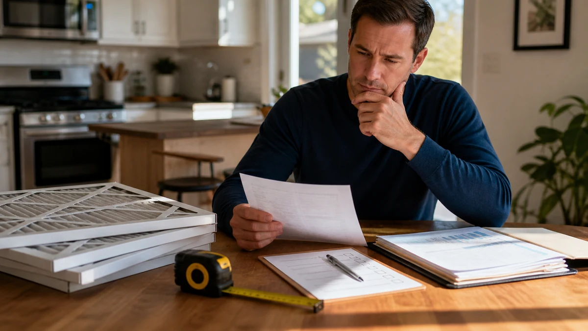 Air Filter For Home Hvac Trend 2026: What US Buyers Need to Know 4 Buyer planning and fit for air filter for home hvac