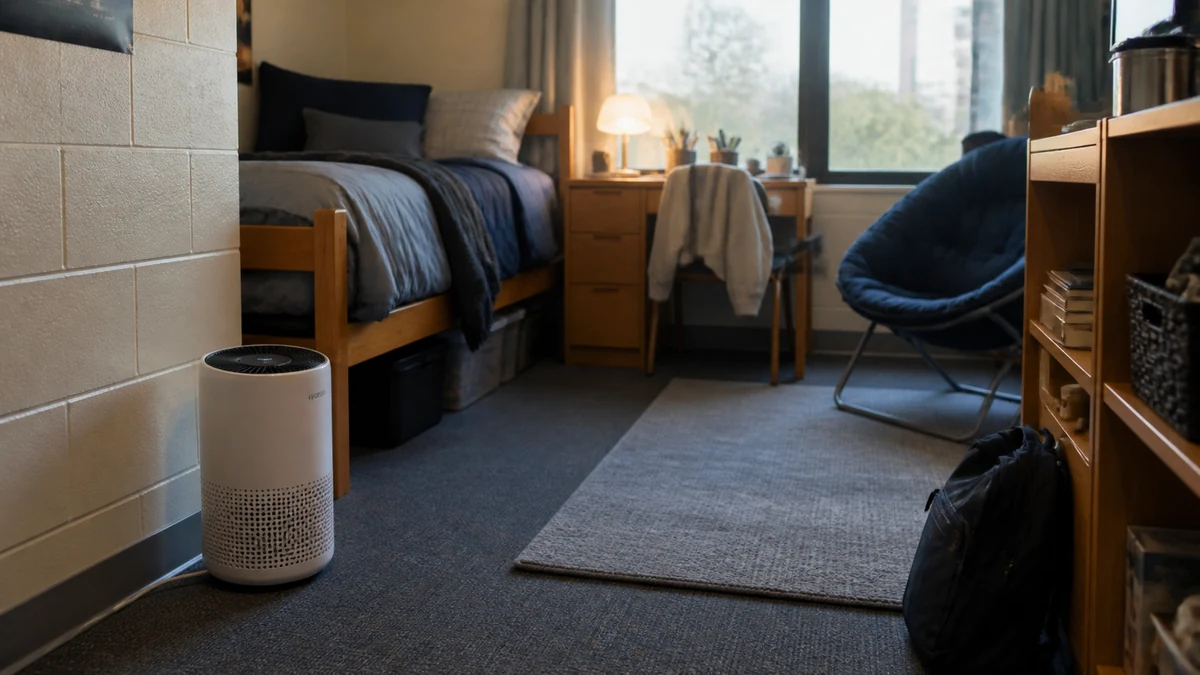 Air Purifier For Dorm Room Trend 2026: What US Buyers Need to Know 5 Real-world air purifier for dorm room setup in an outdoor living space
