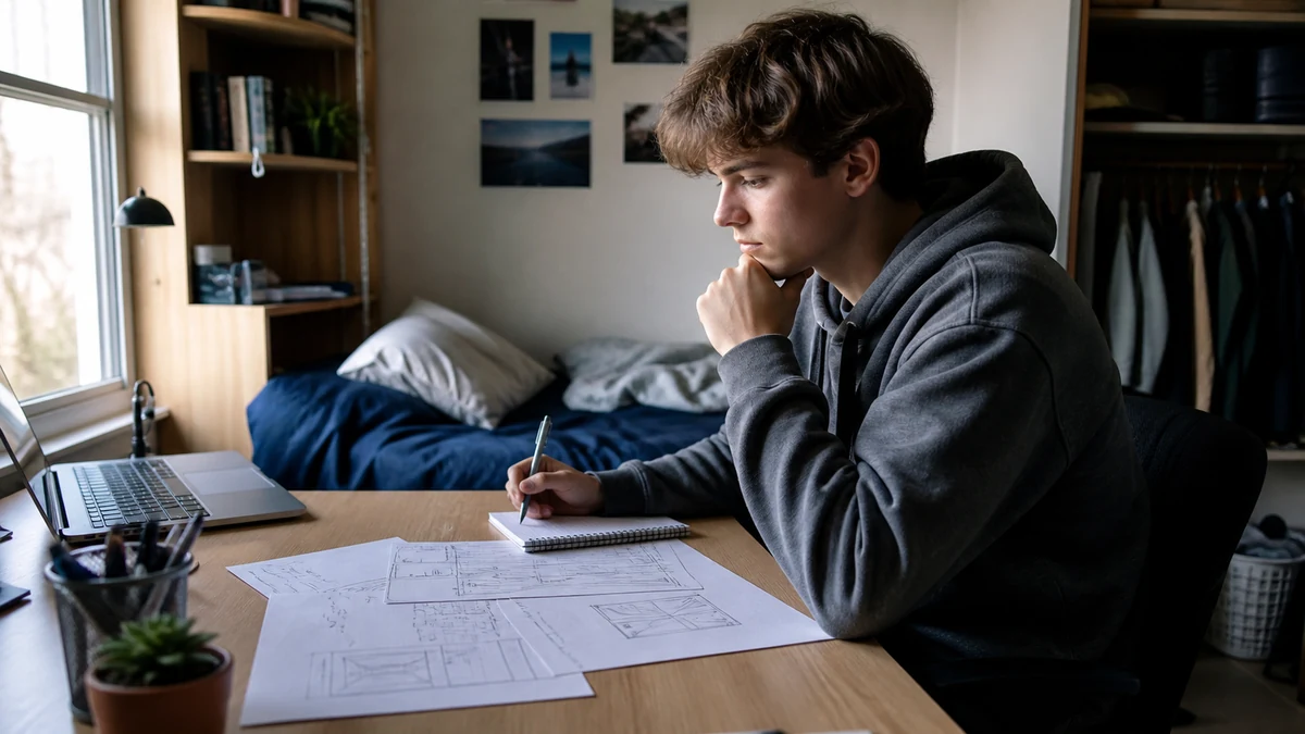 Buyer planning and fit for desk lamp for college students