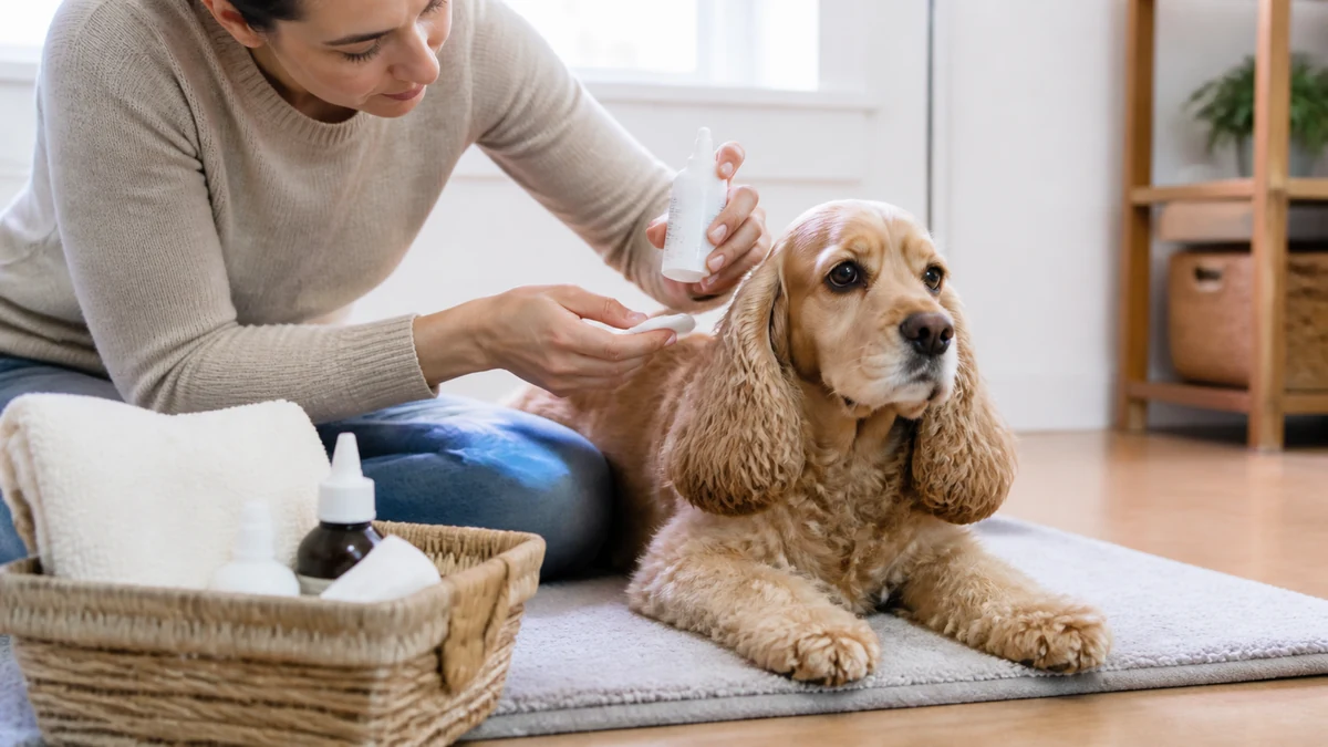 dog ear cleaning solution buyer problem and daily context