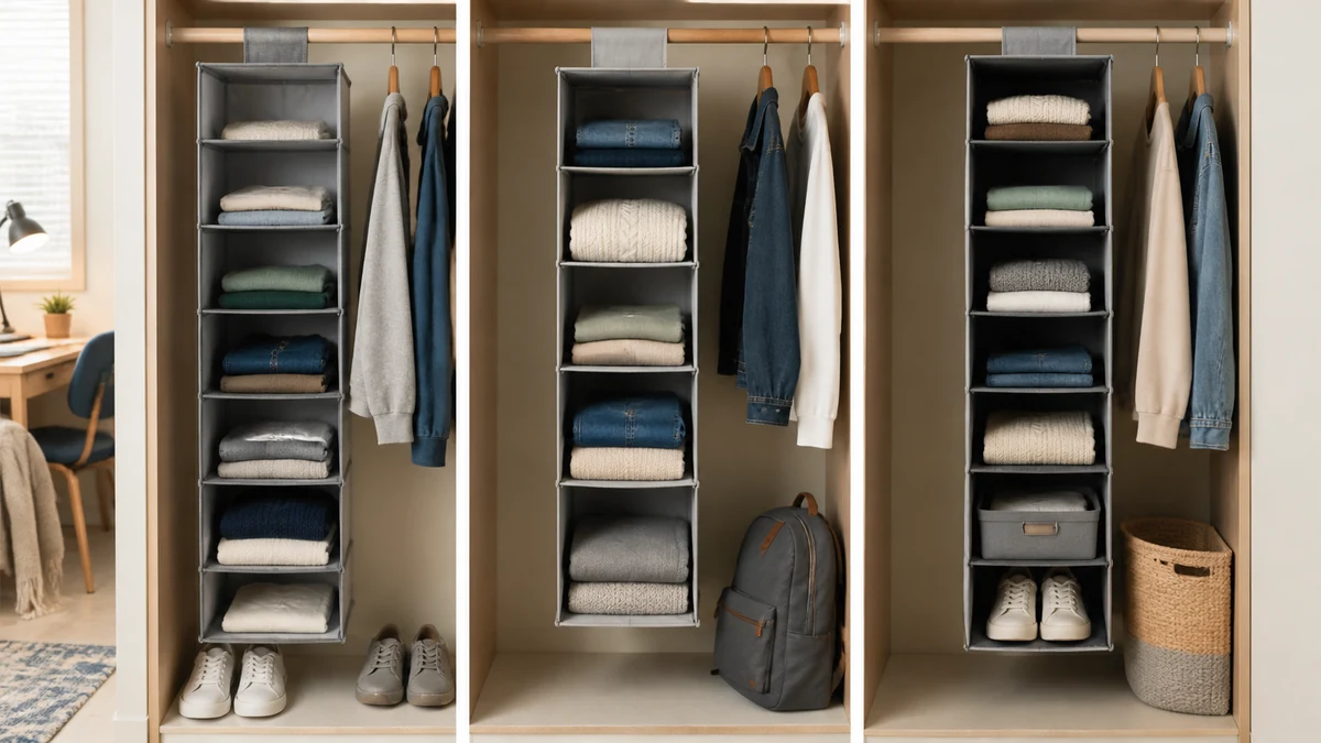 Best Dorm Closet Organizer 2026: 3 Product Comparison 1 Editorial comparison image