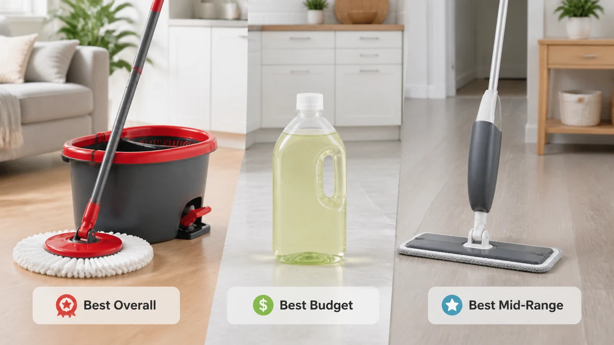 Best Floor Cleaning Products 2026: 3 Product Comparison 1 Editorial comparison image