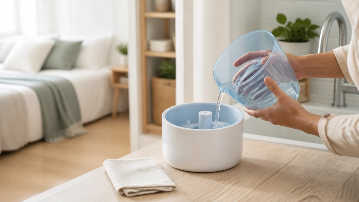 Humidifier For Bedroom Trend 2026: What US Buyers Need to Know 4 Cleaning and refilling a bedroom humidifier