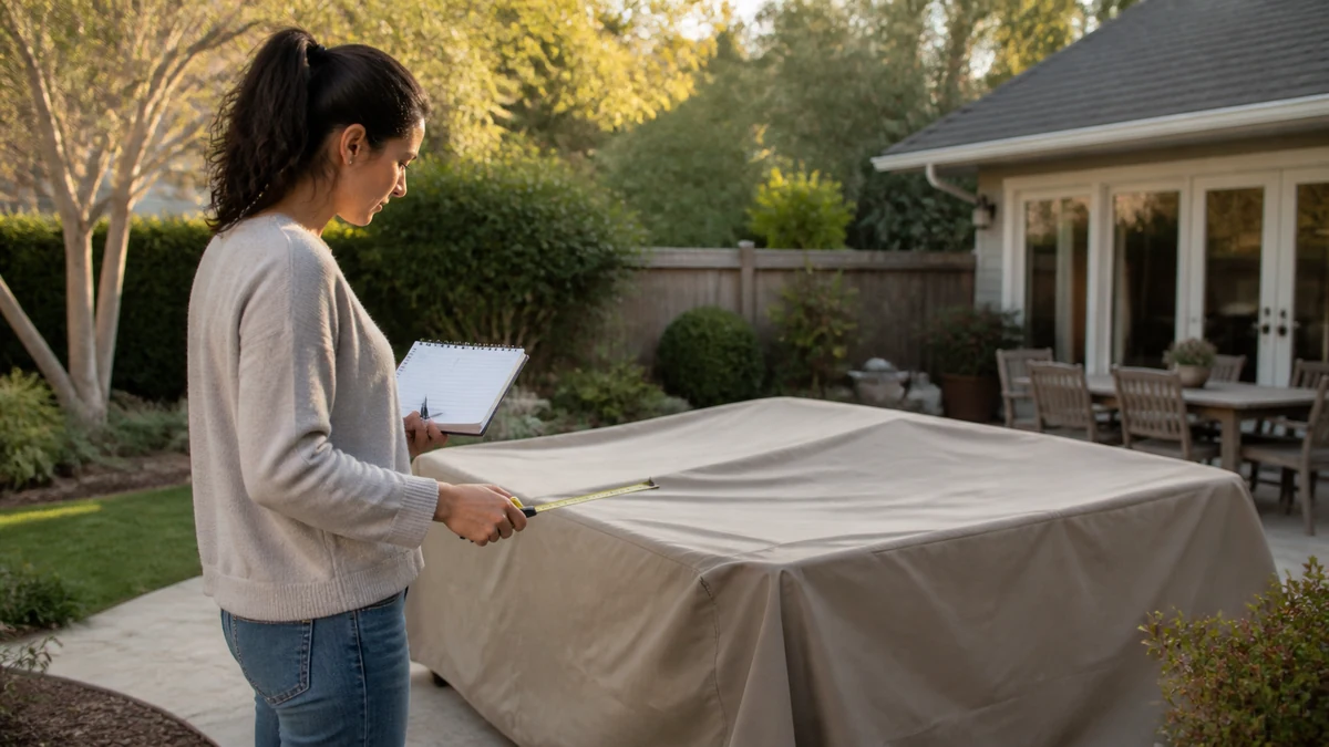 Outdoor Furniture Covers Trend 2026: What US Buyers Need to Know 4 Buyer planning and fit for outdoor furniture covers