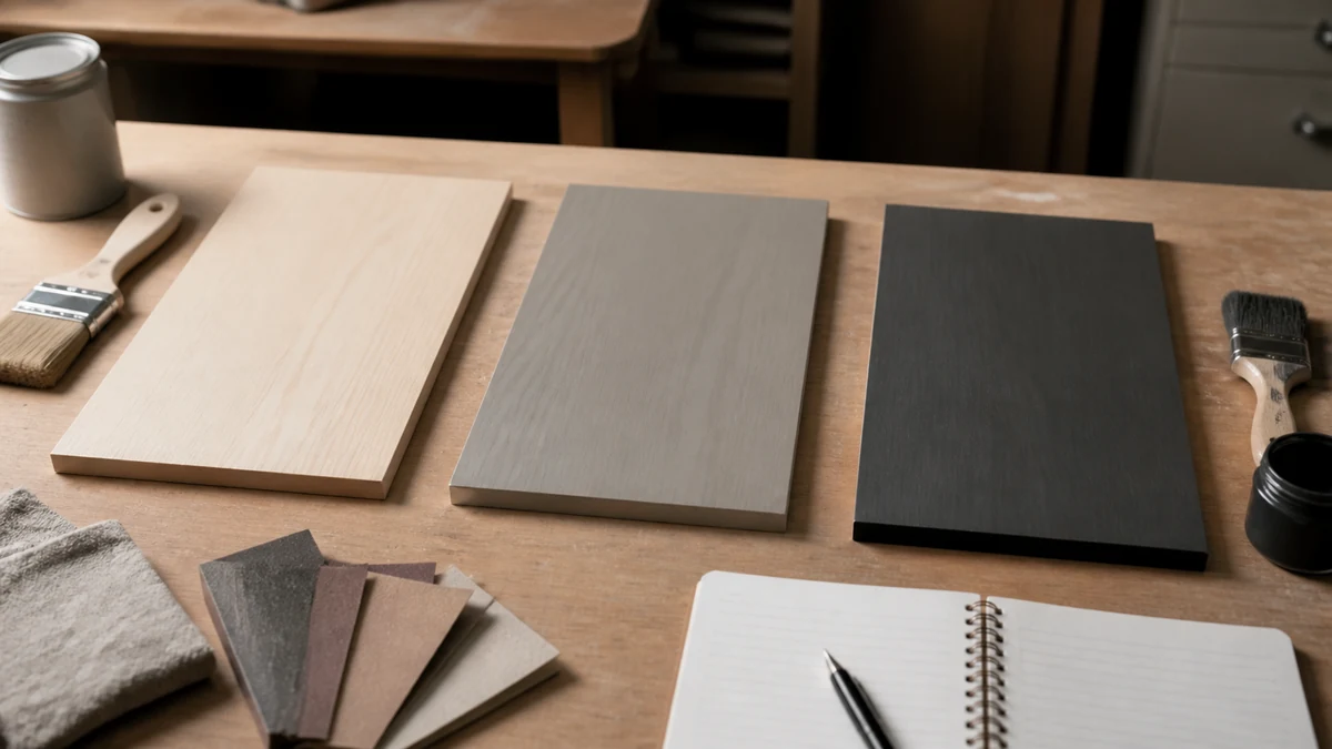 paint for wood furniture comparison testing setup