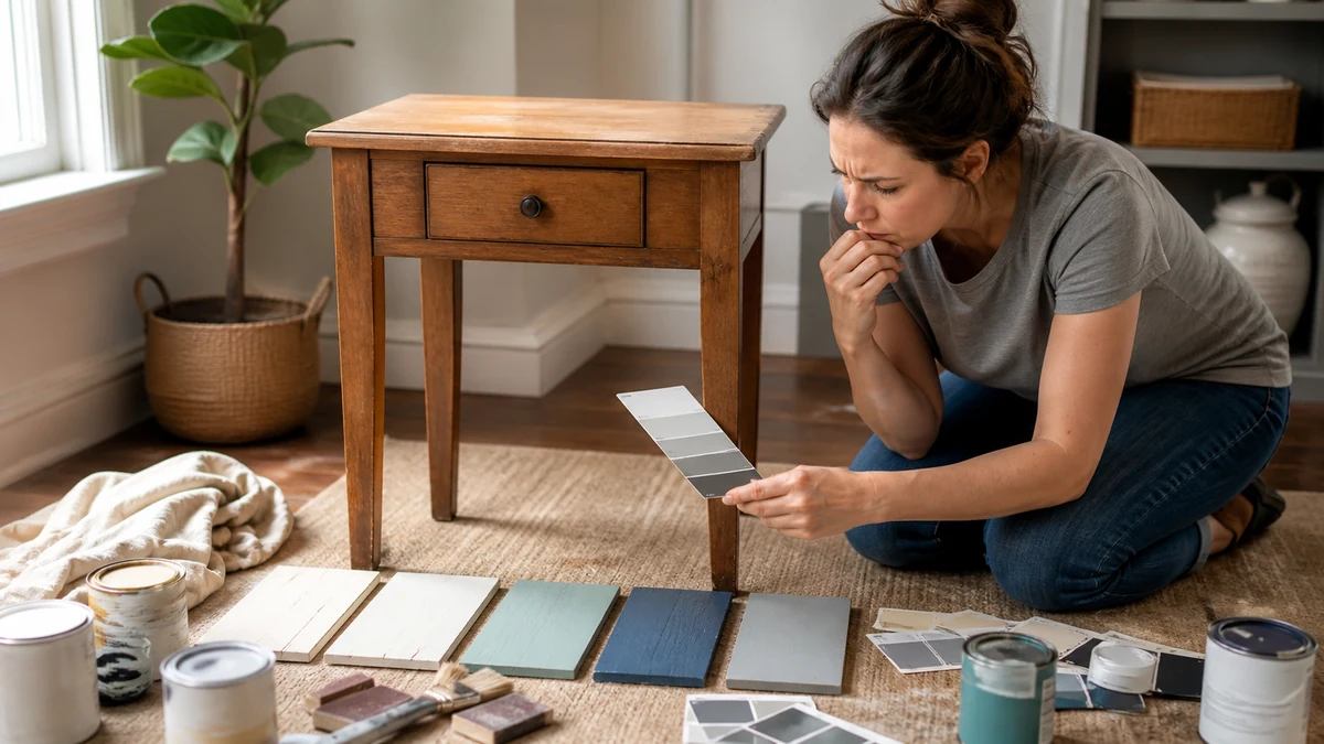 paint for wood furniture buyer problem and daily context