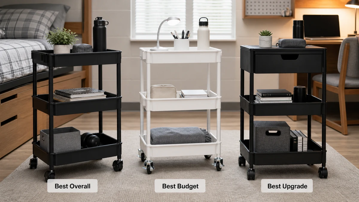 Best Rolling Cart For Dorm Room 2026: 3 Product Comparison 1 Editorial comparison image