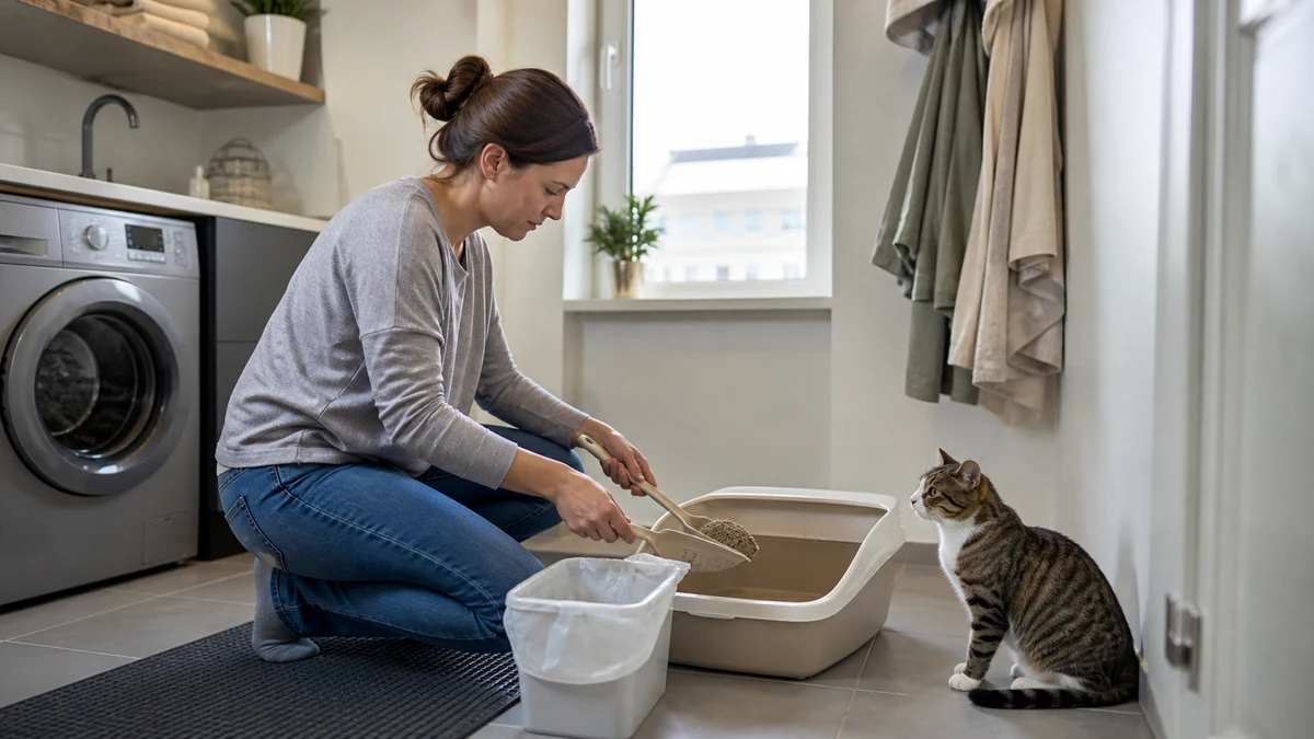self-cleaning litter box buyer problem and daily context