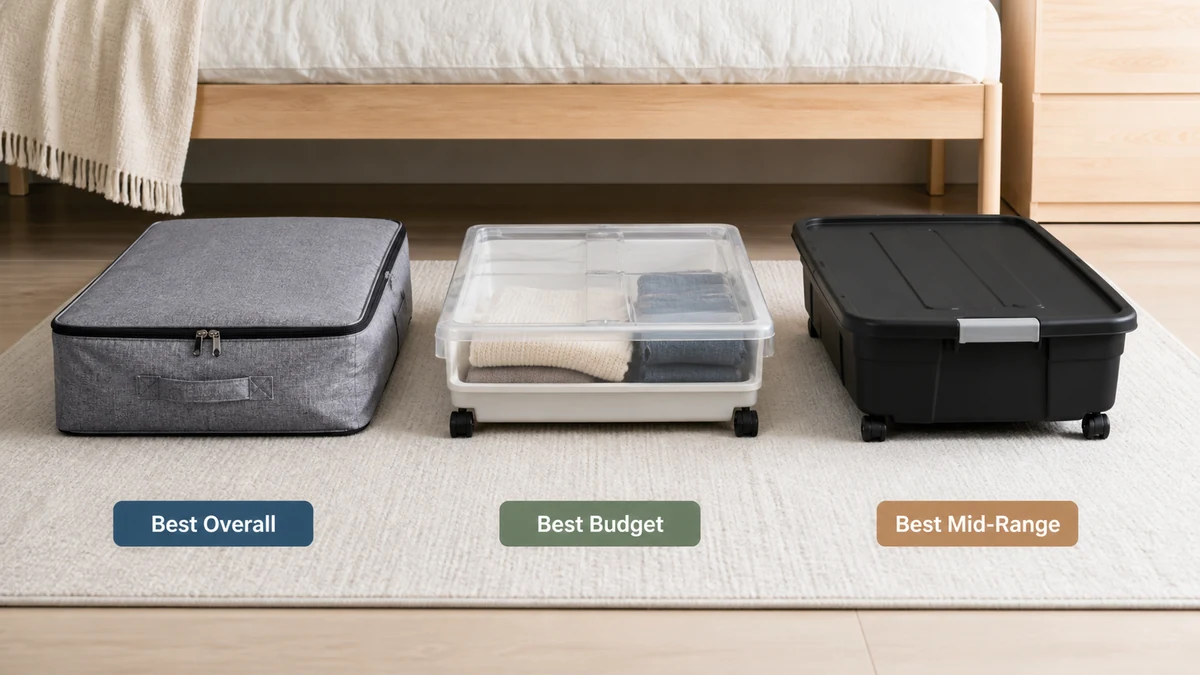 Best Under Bed Storage For Dorm Room 2026: 3 Product Comparison 1 Editorial comparison image