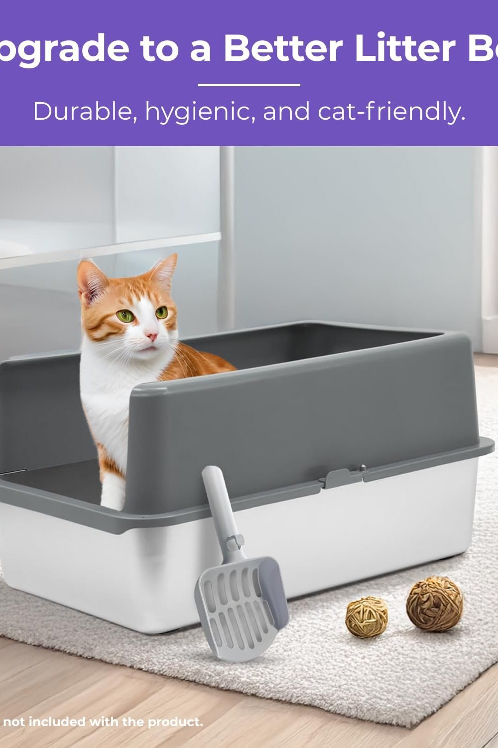 Best Litter Box for Large Cats: 3 Picks Compared 6 iPrimio XL Stainless Steel Cat Litter Box with Enclosure close view
