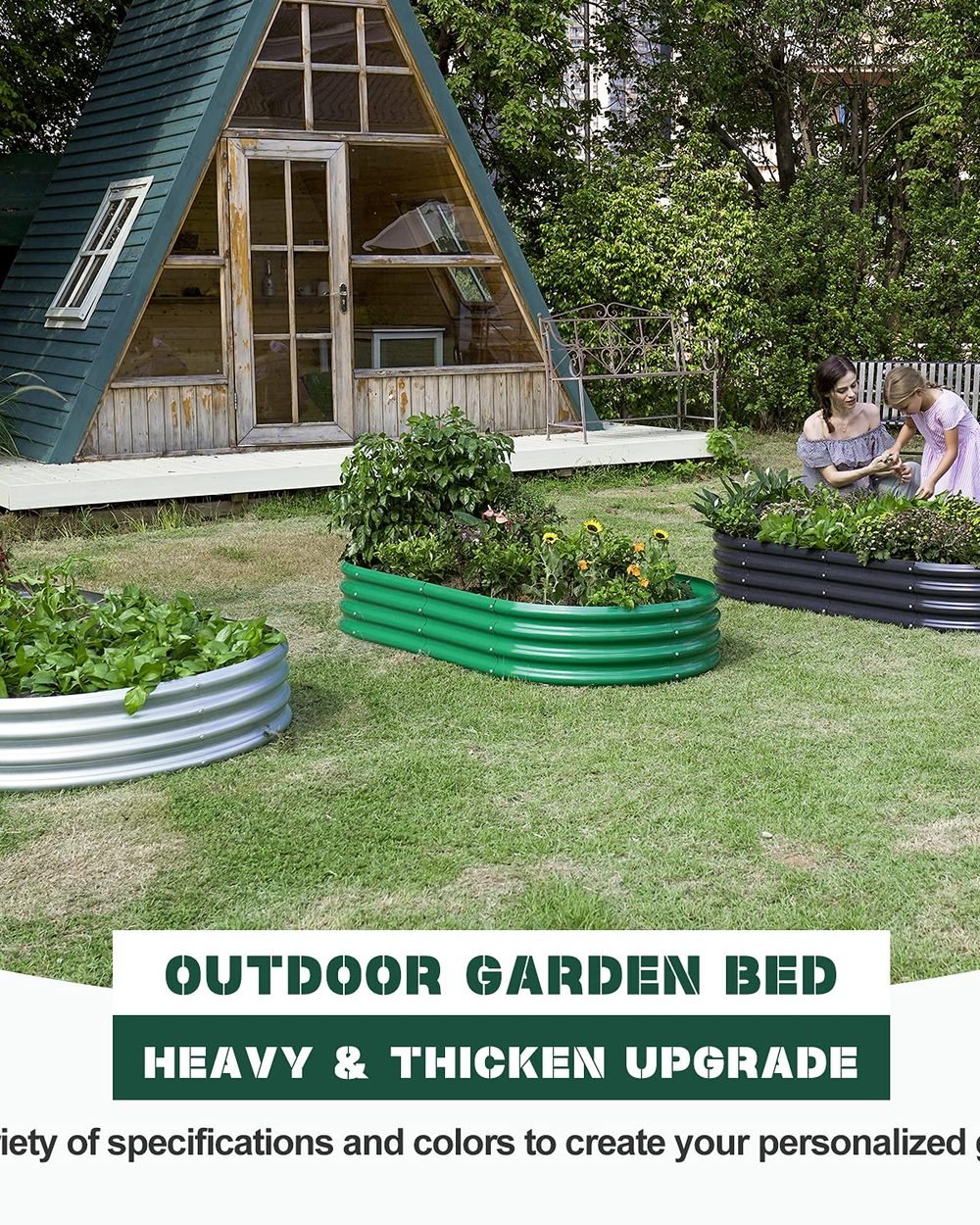 Land Guard raised bed panel and corner detail