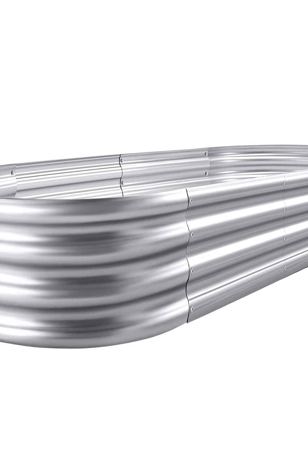 Land Guard 4 x 2 x 1 Foot Galvanized Raised Garden Bed Kit product image
