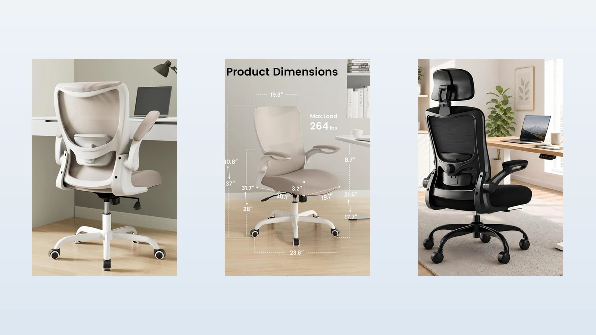 ergonomic office chair test setup image