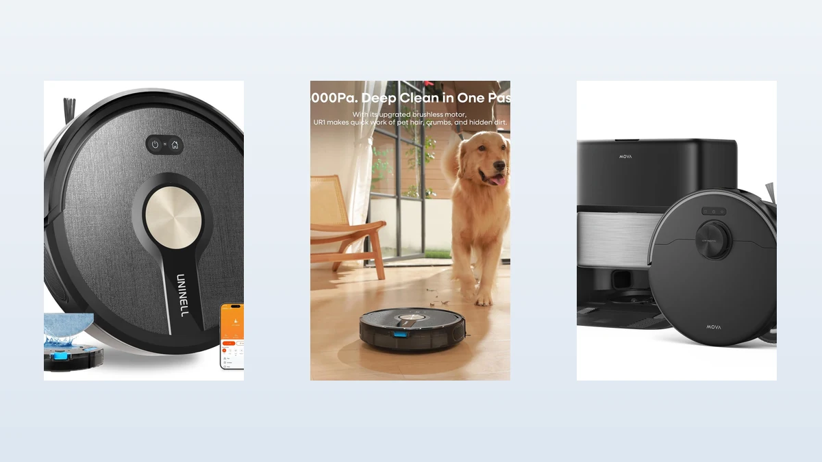 robot vacuum test setup image