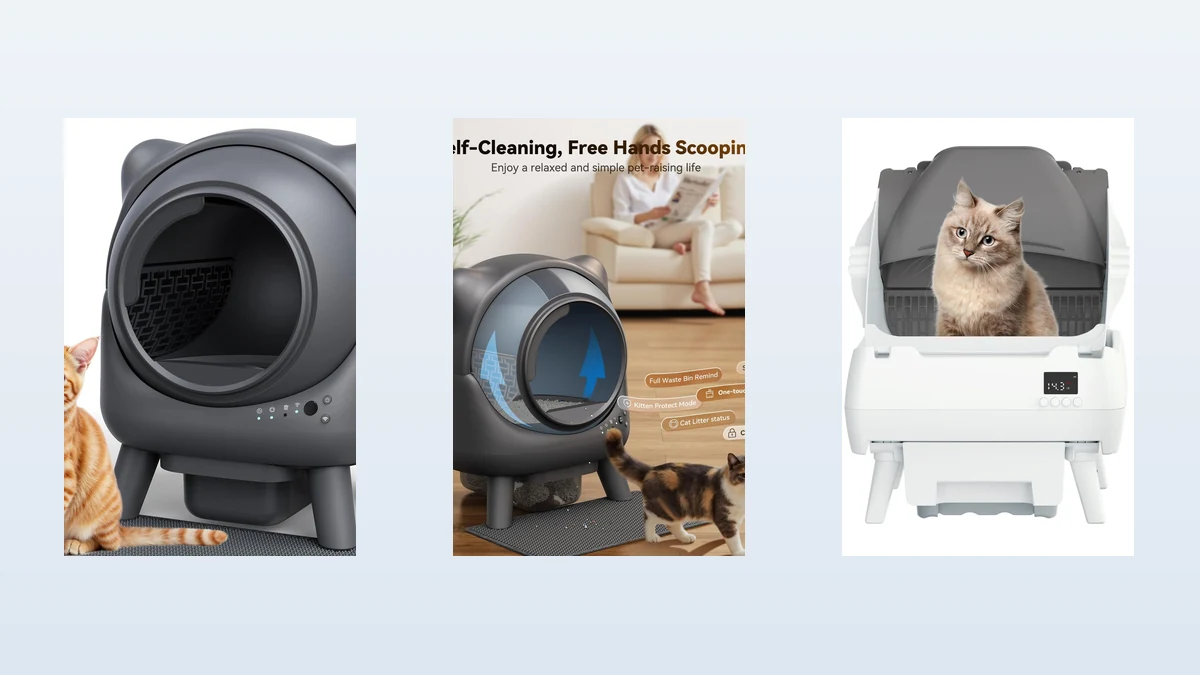 Best Self Cleaning Cat Litter Box 2026: 3 Product Comparison 5 self cleaning cat litter box comparison testing setup