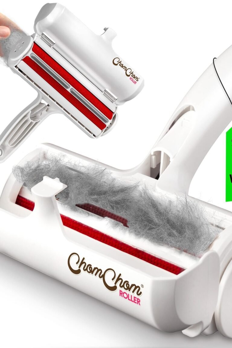 ChomChom Roller Pet Hair Remover - al Size Reusable Lint Roller Cat & Dog Hair on Furniture, Couch, Carpet, Car, Rugs & Bedding - Portable, Eco-Friendly (White) main product view - ChomChom Roller Pet Hair Remover - al Size Reusable Lint Roller Cat & Dog Hair on Furniture, Couch, Carpet, Car, Rugs & Bedding - Portable, Eco-Friendly (White)