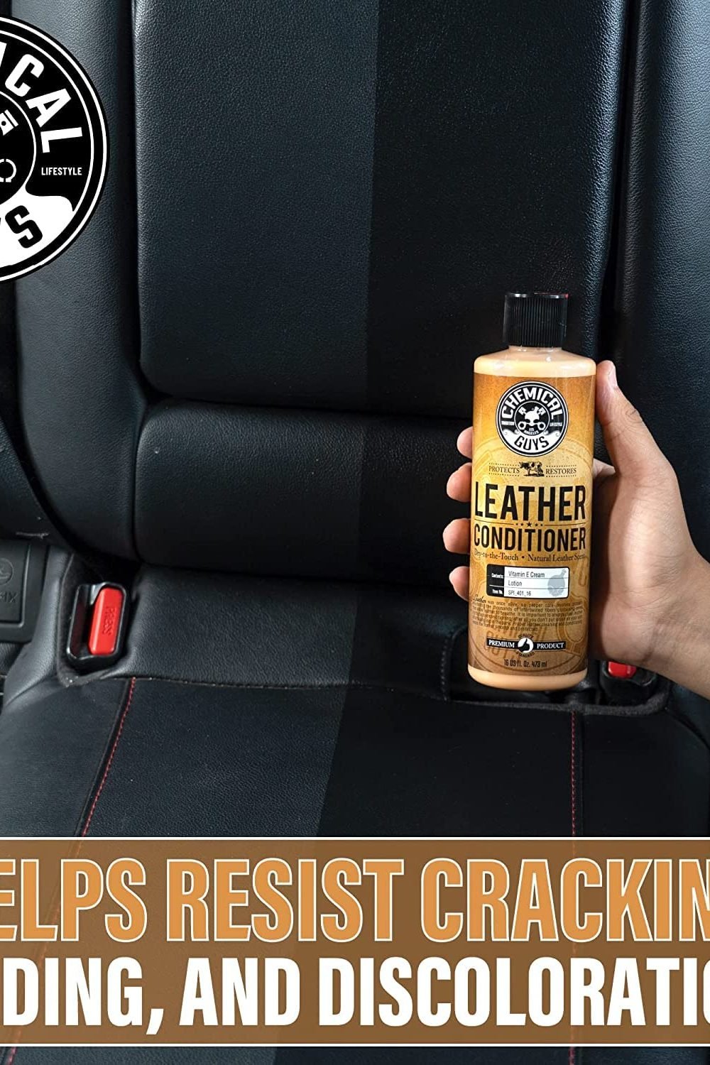 Chemical Guys, Vintage Series Leather Conditioner Car Interiors, 16 oz accessories and refills - Chemical Guys, Vintage Series Leather Conditioner Car Interiors, 16 oz