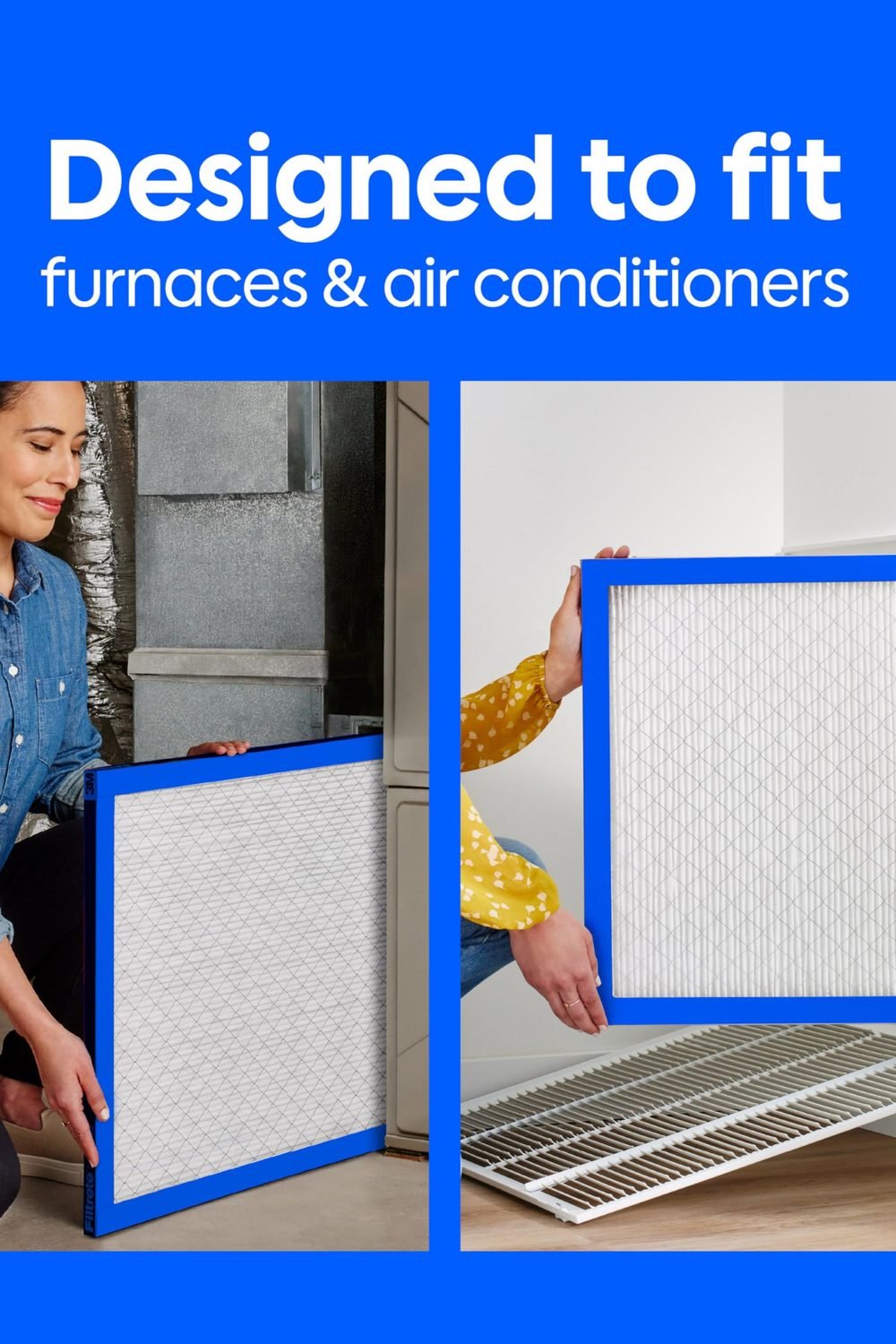 Filtrete 20x24x1 Air Filter, MERV 13 MPR 1900, Allergens, Bacteria, Viruses & Air Pollutants, 3-Month AC/Furnace Filters, Cleaner Air Reliable Airflow, 2 HVAC Filters(Act Size 19.81x23.81x0.78 in) in use at home - Filtrete 20x24x1 Air Filter, MERV 13 MPR 1900, Allergens, Bacteria, Viruses & Air Pollutants, 3-Month AC/Furnace Filters, Cleaner Air Reliable Airflow, 2 HVAC Filters(Act Size 19.81x23.81x0.78 in)
