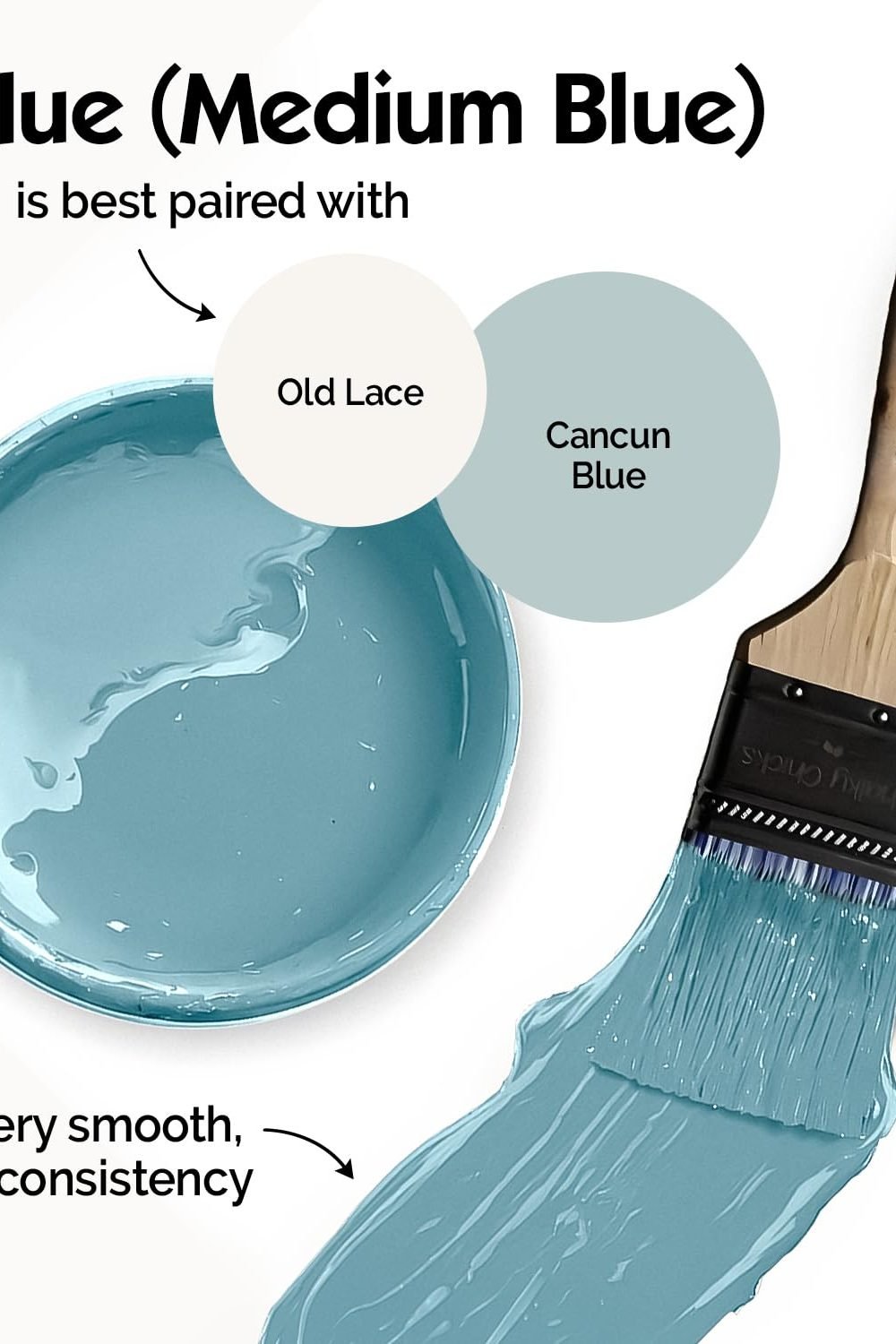 Chalky Chicks Medium Blue 16 Fl Oz Chalk Paint Furniture All in One in use at home - Chalky Chicks Medium Blue 16 Fl Oz Chalk Paint Furniture All in One