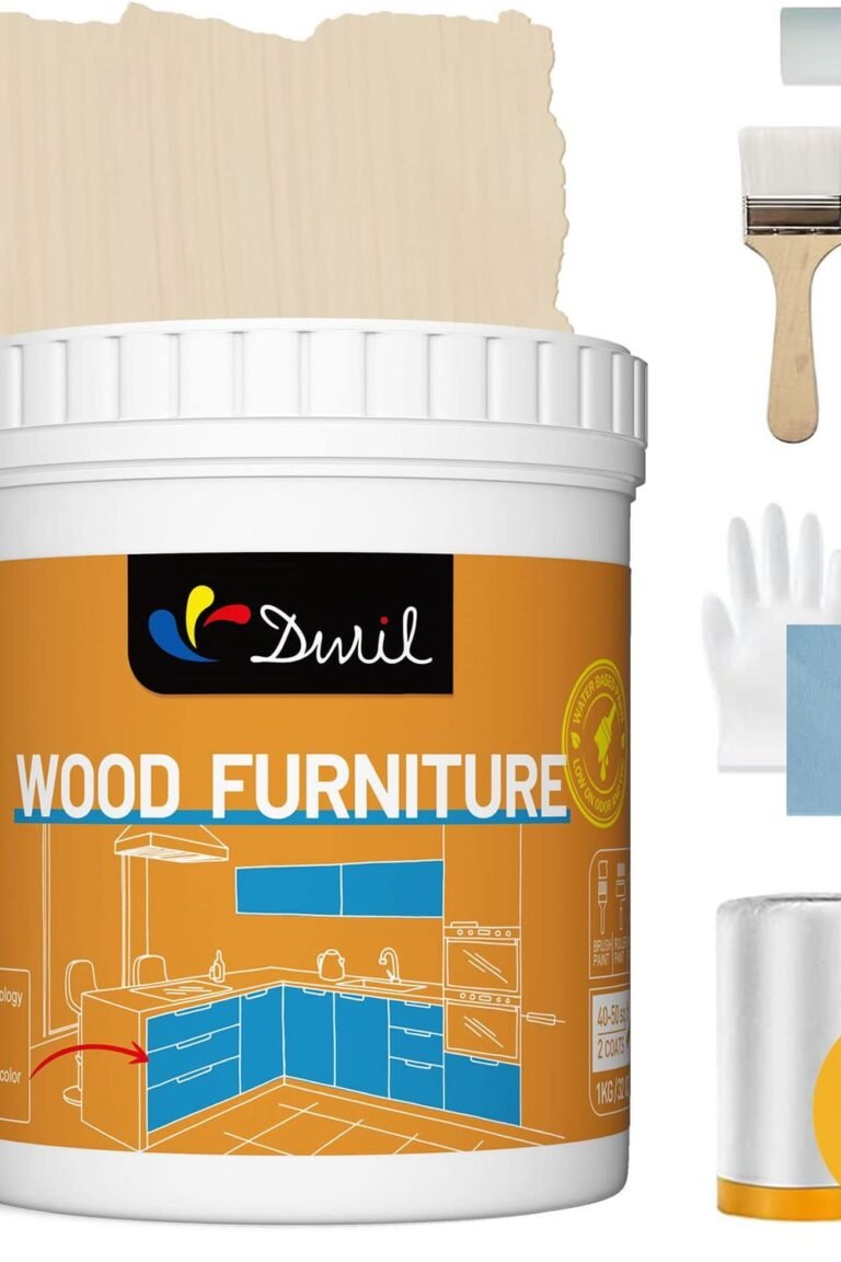 DWIL Acrylic Wood Paint Furniture - Semi-Gloss Paint Suitable Wood Surface Renovation, Water-Based All match Paint, Non-Toxic & Odorless, Eco-Friendly & Healthy (32OZ, Amber) main product view - DWIL Acrylic Wood Paint Furniture - Semi-Gloss Paint Suitable Wood Surface Renovation, Water-Based All match Paint, Non-Toxic & Odorless, Eco-Friendly & Healthy (32OZ, Amber)