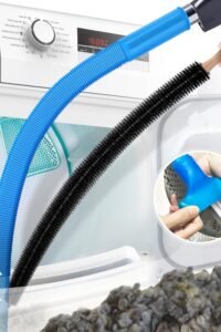 PetOde 2Pcs Dryer Vent Cleaner Kit Universal Vacuum Hose Attachment & Brush main product view - PetOde 2Pcs Dryer Vent Cleaner Kit Universal Vacuum Hose Attachment & Brush
