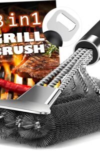 Grill Brush and Scraper-18 Adjustable Handle Safe BBQ Grill Brush Outdoor Grill-Deep BBQ Clearning Brush wih Bottle Operner Extra Strong Grill Cleaner Accessories Gas/Charcoal Grilling Grates main product view - Grill Brush and Scraper-18 Adjustable Handle Safe BBQ Grill Brush Outdoor Grill-Deep BBQ Clearning Brush wih Bottle Operner Extra Strong Grill Cleaner Accessories Gas/Charcoal Grilling Grates
