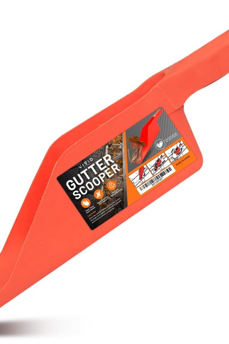Gutter Scoop Cleaning Tools - Easy Removal of Leaves and Dirt - Deep Curved Gutter Scooper Shovel Leaves & Debris, High-Impact Polypropylene, Ergonomic Handle, Fits Most Rain Gutters main product view - Gutter Scoop Cleaning Tools - Easy Removal of Leaves and Dirt - Deep Curved Gutter Scooper Shovel Leaves & Debris, High-Impact Polypropylene, Ergonomic Handle, Fits Most Rain Gutters