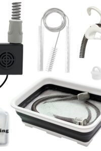 CPAP Cleaning Kit with Hose Dryer Universal 22mm Tubing, Cpap Cleaner Supplies Includes Collapsible Wash Basin, Hose & Mask Brush, CPAP Holder & Hose End Caps | Make Cpap Cleaning Easier main product view - CPAP Cleaning Kit with Hose Dryer Universal 22mm Tubing, Cpap Cleaner Supplies Includes Collapsible Wash Basin, Hose & Mask Brush, CPAP Holder & Hose End Caps | Make Cpap Cleaning Easier