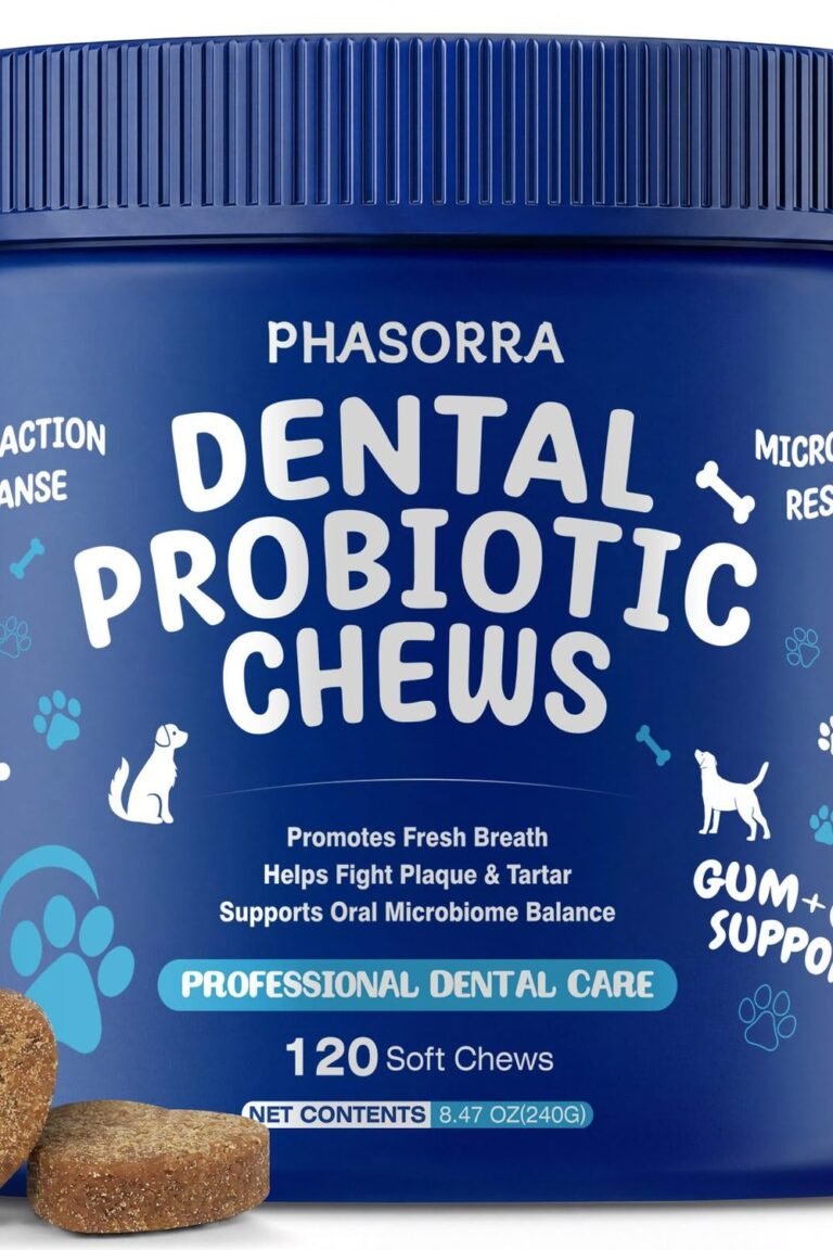 Dog Teeth Cleaning Dental Breath Probiotic Powder Chews, 120 Ct main product view - Dog Teeth Cleaning Dental Breath Probiotic Powder Chews, 120 Ct
