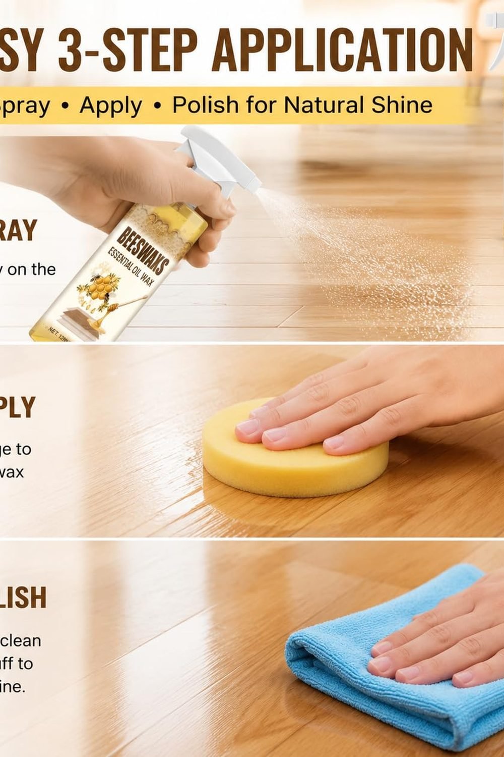 2PC Beeswax Spray Wood,Natural Micro-Molecularized Beeswaxs Essential Oil Wax,Deep Restore Furniture Cleaner Cabinets, Hardwood Floors, Tables & All Wood Surfaces accessories and refills - 2PC Beeswax Spray Wood,Natural Micro-Molecularized Beeswaxs Essential Oil Wax,Deep Restore Furniture Cleaner Cabinets, Hardwood Floors, Tables & All Wood Surfaces