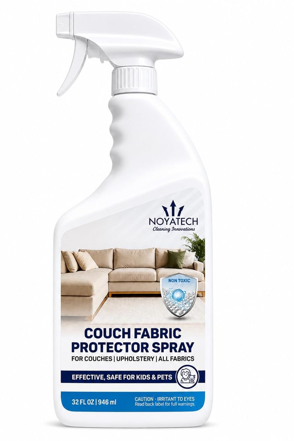 NOYATECH Fabric Protector Spray, Couch Upholstery Stain Guard, 32 oz main product view - NOYATECH Fabric Protector Spray, Couch Upholstery Stain Guard, 32 oz