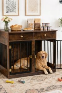 Large Dog Crate,Furniture Dog Crate, 37.4" Black End Table Style Pet Kennel with Quick Setup,Dog Crate Furniture main product view - Large Dog Crate,Furniture Dog Crate, 37.4" Black End Table Style Pet Kennel with Quick Setup,Dog Crate Furniture