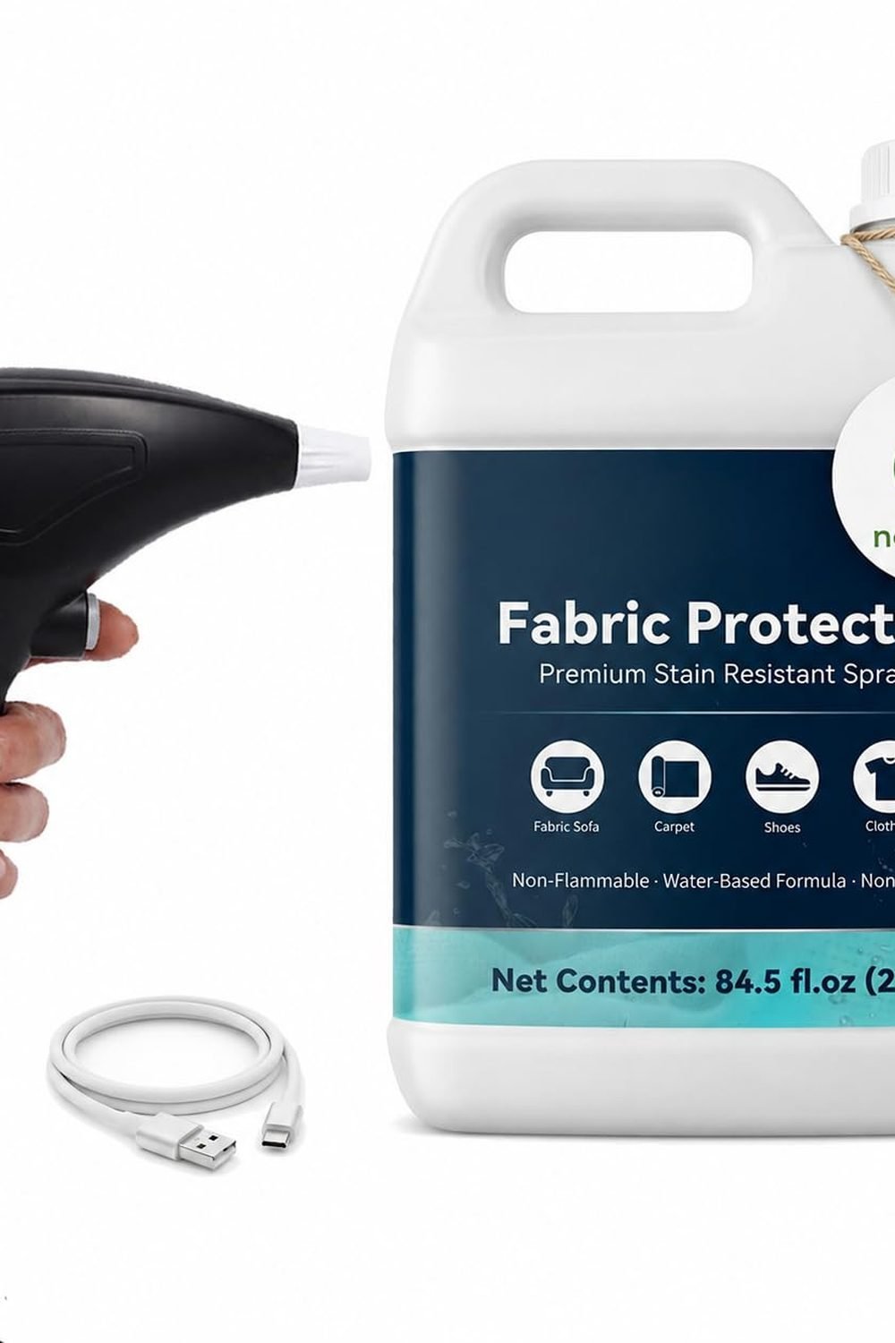 Fabric Protector Spray Upholstery & Couch(3.38 fl.oz.) in use at home - Fabric Protector Spray Upholstery & Couch(3.38 fl.oz.)
