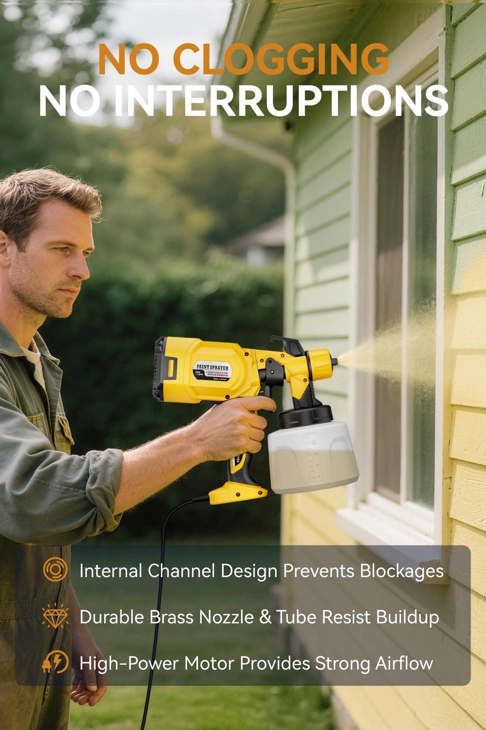 Paint Sprayer, Electric Spray Paint Gun, Paint Sprayer House Painting accessories and refills - Paint Sprayer, Electric Spray Paint Gun, Paint Sprayer House Painting