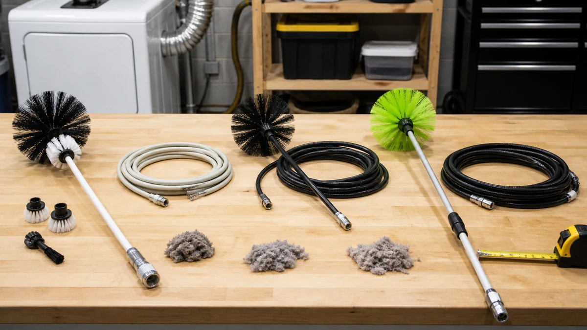 Best Dryer Vent Cleaning Kit 2026: 3 Product Comparison 5 dryer vent cleaning kit comparison testing setup