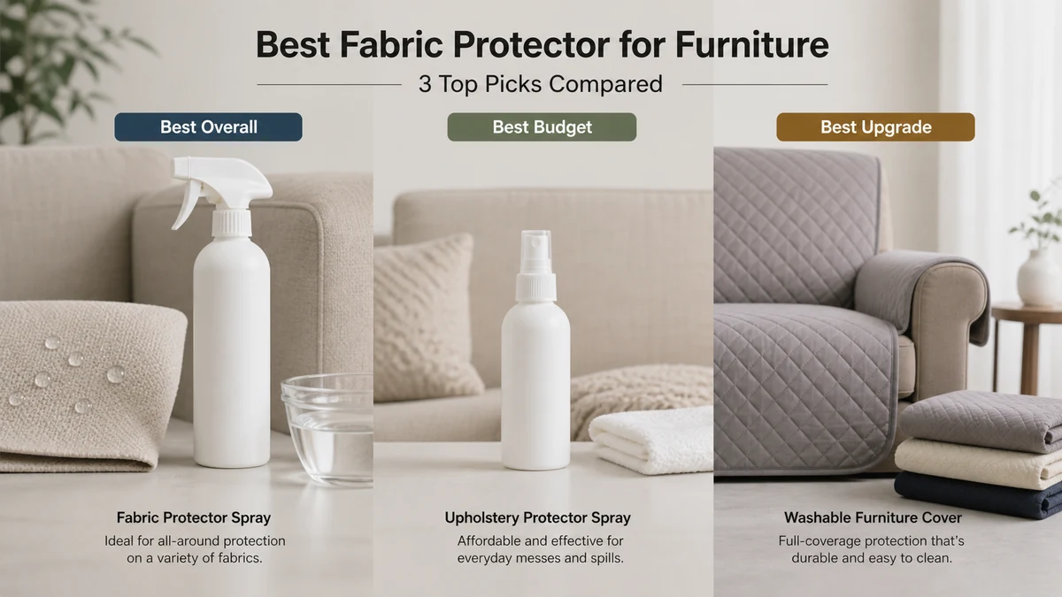 Best Fabric Protector For Furniture 2026: 3 Product Comparison 1 Editorial comparison image