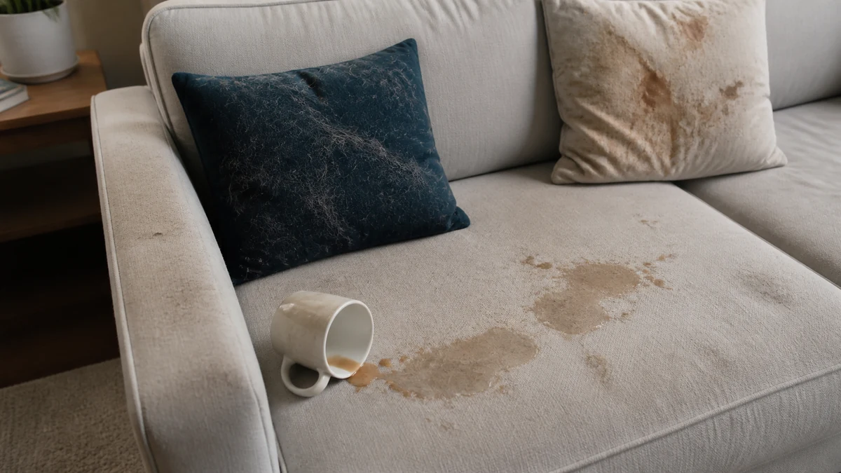fabric protector for furniture buyer problem and daily context