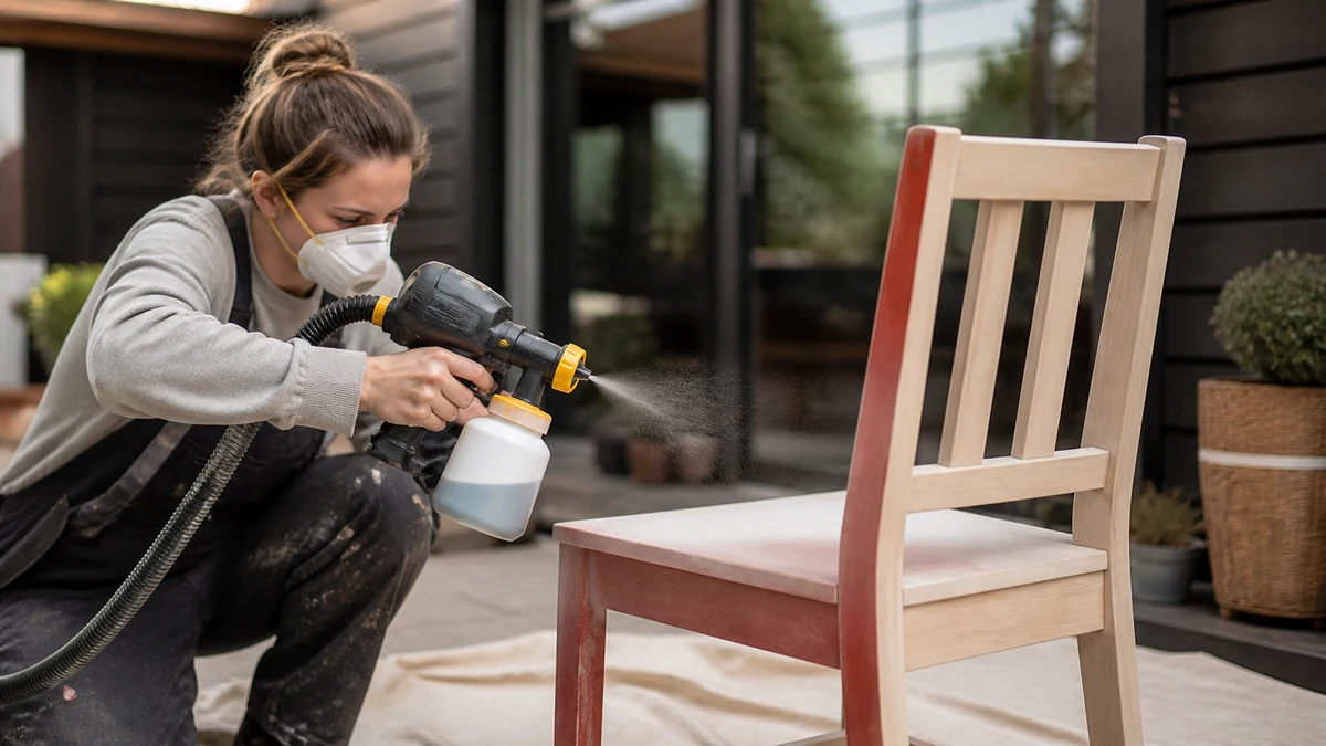 Paint Sprayer For Furniture Trend 2026: What US Buyers Need to Know 3 Real-world paint sprayer for furniture setup in an outdoor living space