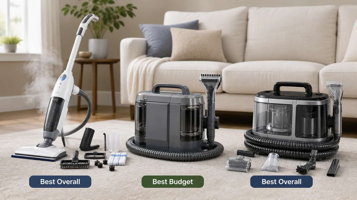 Best Steam Cleaner For Furniture 2026: 3 Product Comparison 1 Editorial comparison image