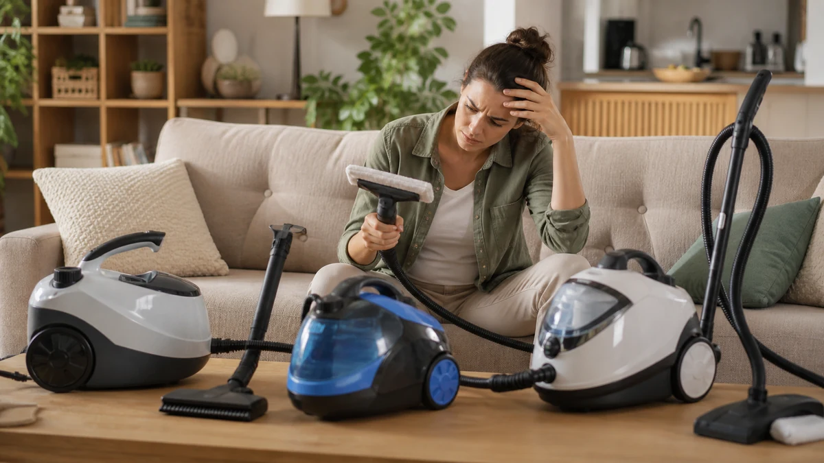 steam cleaner for furniture buyer problem and daily context