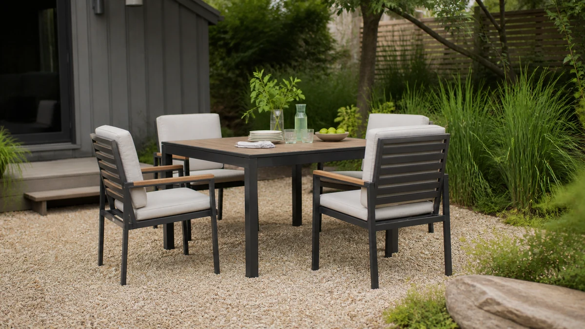 Weatherproof Outdoor Furniture Trend 2026: What US Buyers Need to... 3 Real-world weatherproof outdoor furniture setup in an outdoor living space