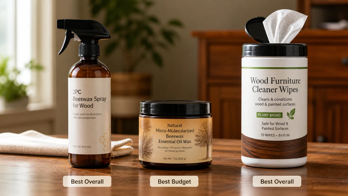 Best Wood Furniture Cleaner 2026: 3 Product Comparison 1 Editorial comparison image